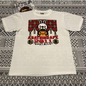 A Bathing Ape Bape Baby Milo Year Of The Rabbit Tee Shirt Size Small